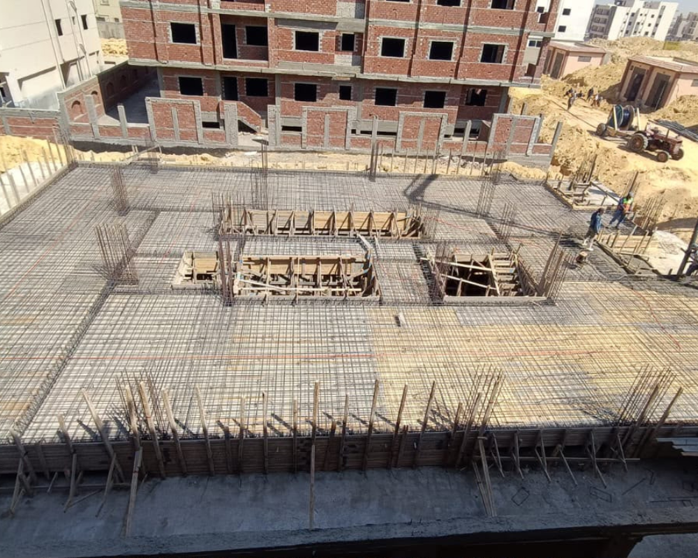 صب سقف البدروم 7-2026