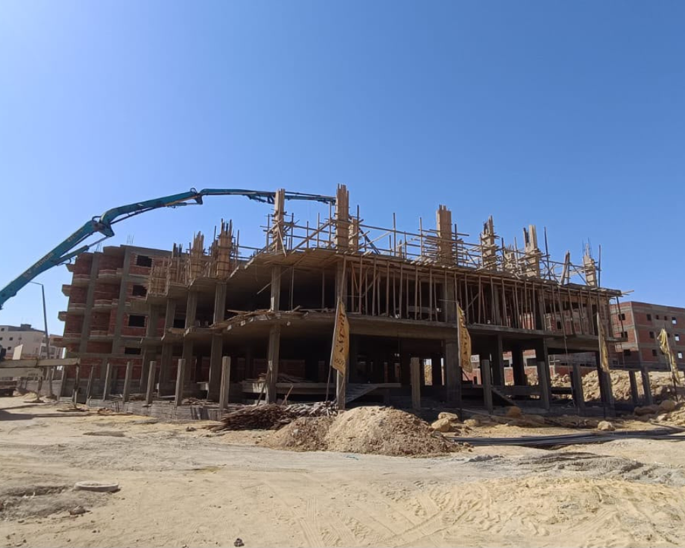 صب اعمده الدور التانى 8-2026