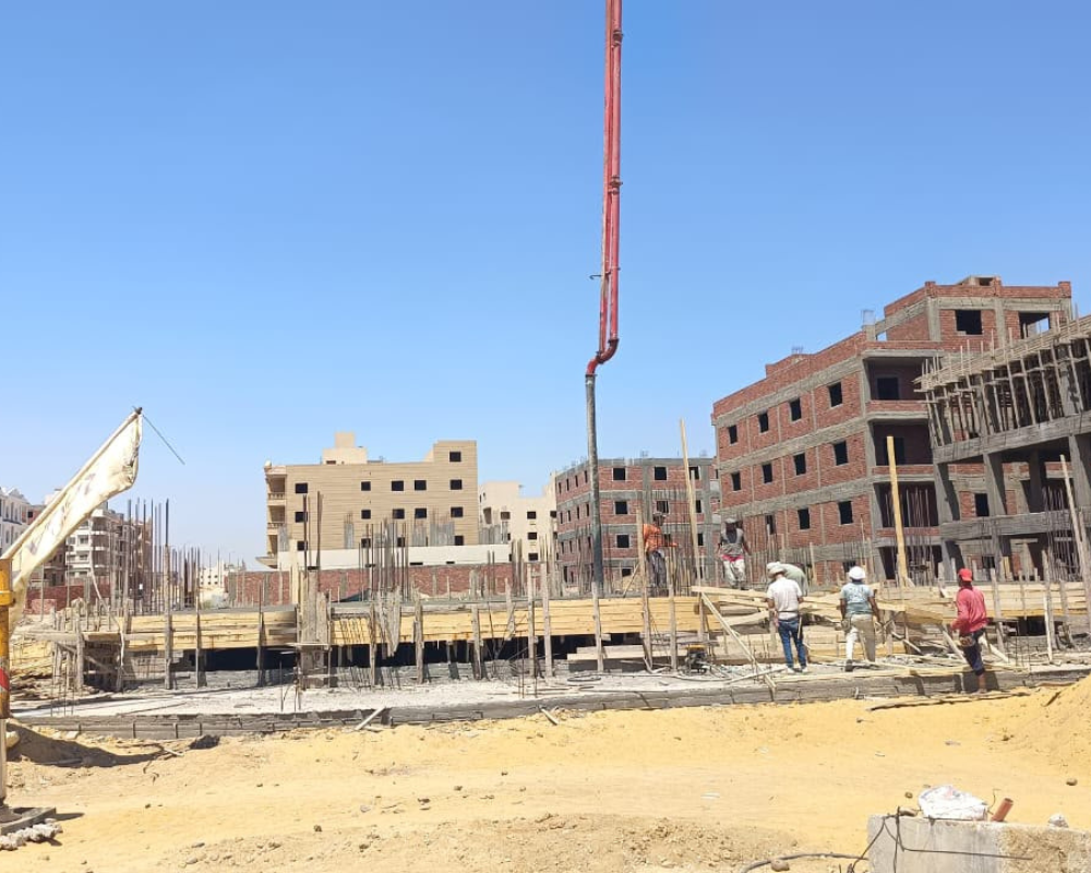 صب سقف البدروم 8-2026