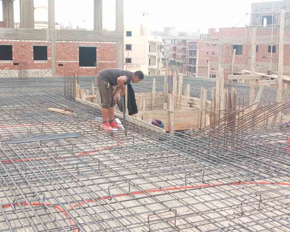 مرحلة حداده سقف التالت 11-2025