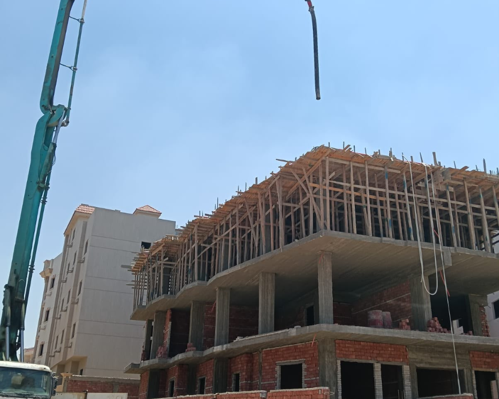 صب سقف الدور التاني 6-2026