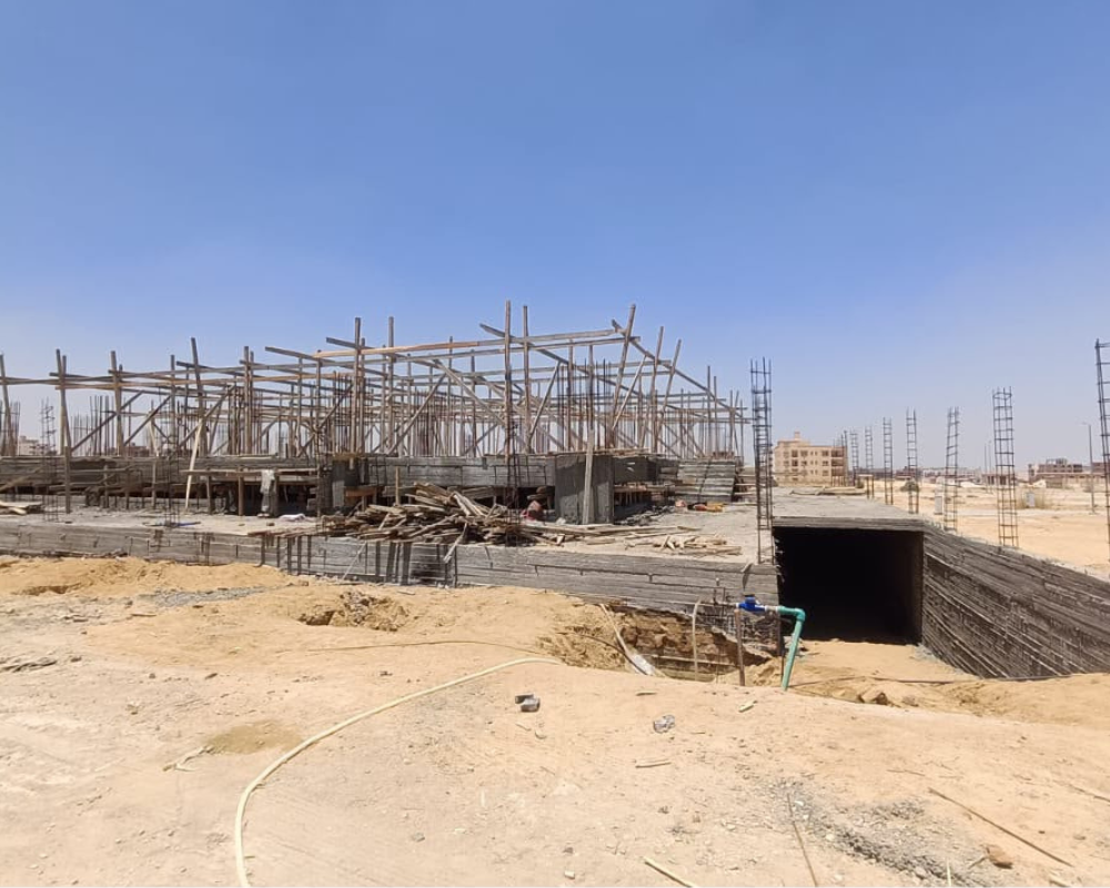 اعمال نجارة اعمدة الدور الارضي 7-2026