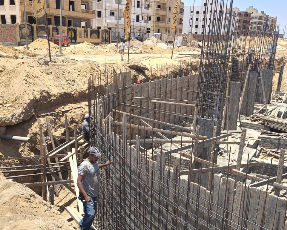 اعمال حداده الحائط الخرساني 6-2026