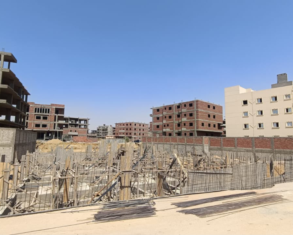 جاري اعمال نجارة اعمدة البدروم 8-2026