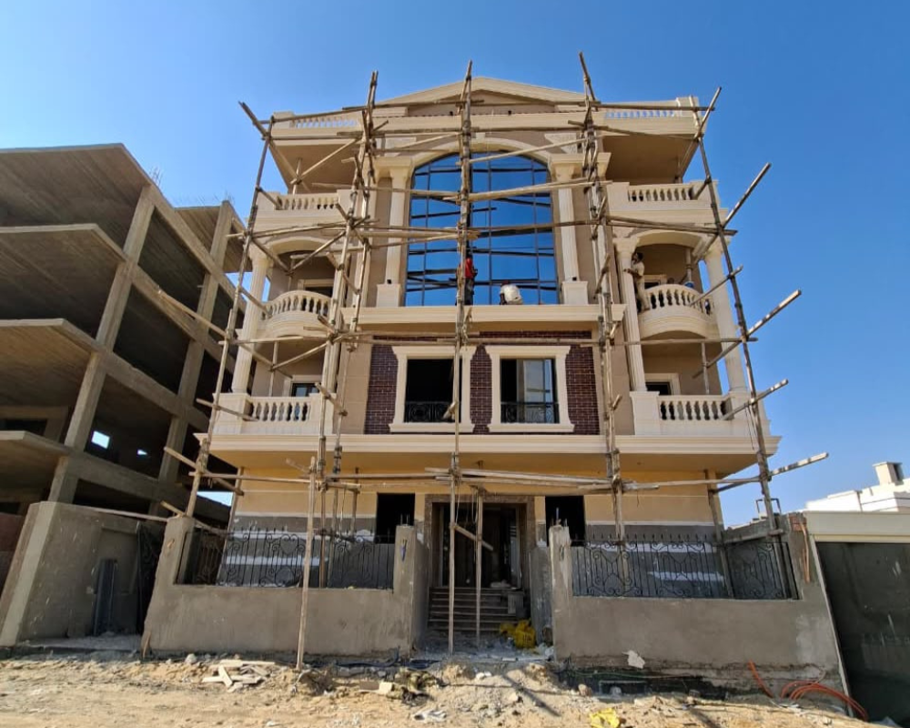 تم الانتهاء من اعمال دهانات الواجهة 8-2026