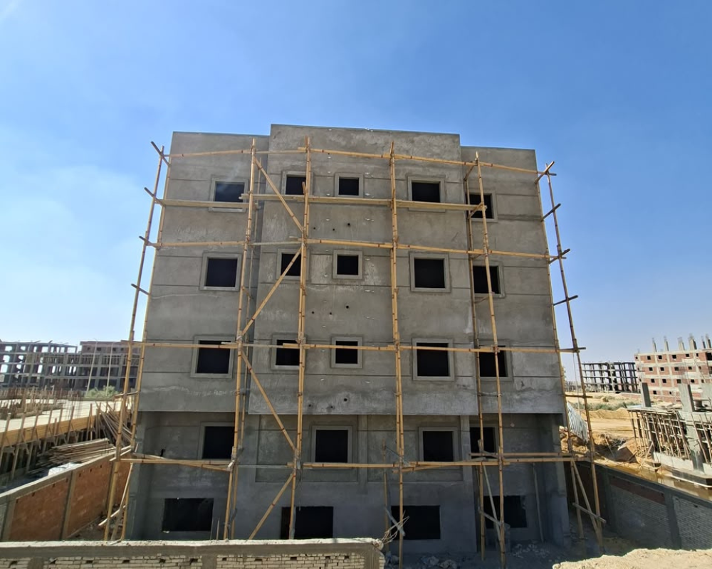 تم الانتهاء من اعمال بياض الواجهة الخلفية
6-2026
