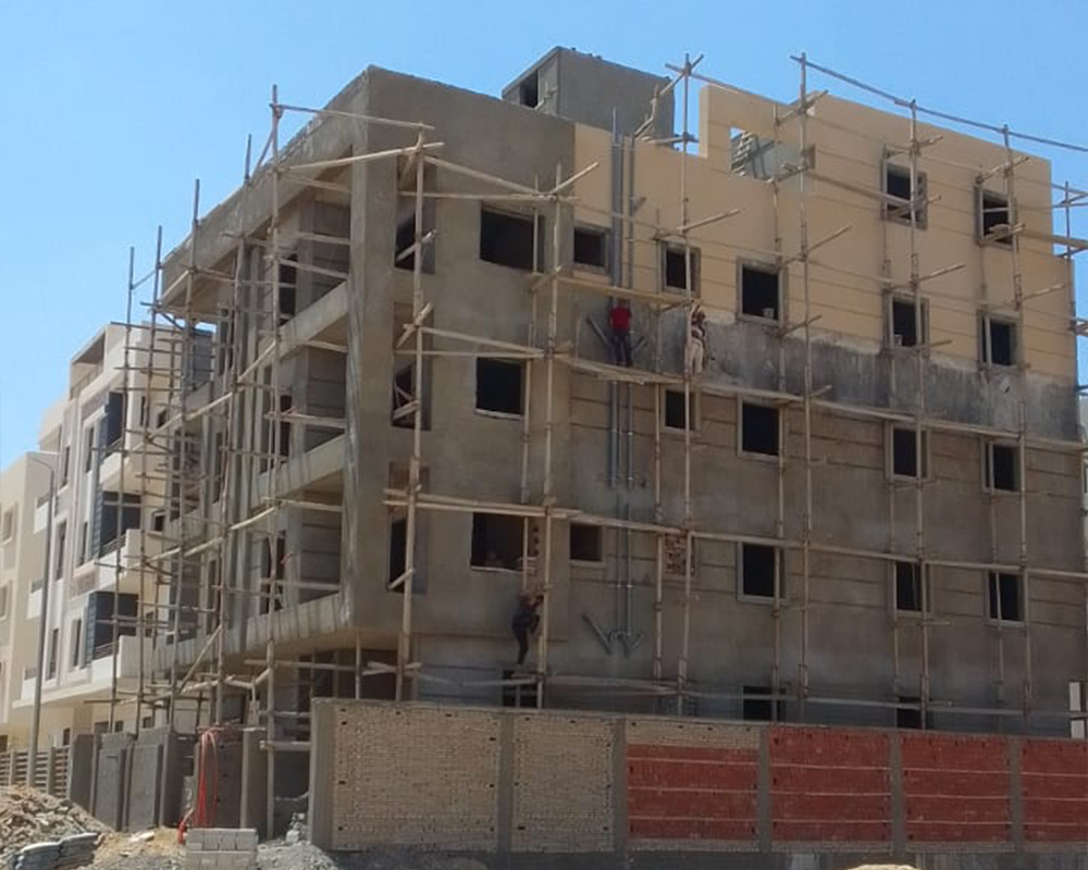 مرحلة تشطيبات الوجهة10-2025