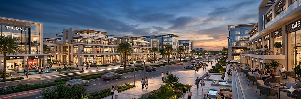 Prominent commercial areas in New Cairo