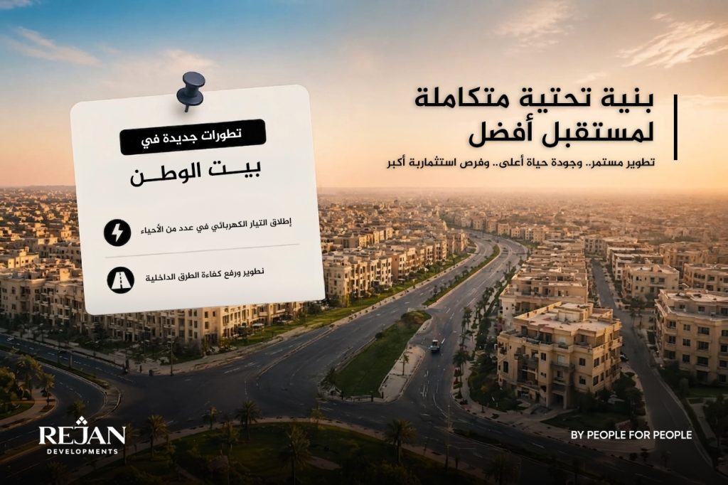 Infrastructure of Beit Al-Watan in New Cairo