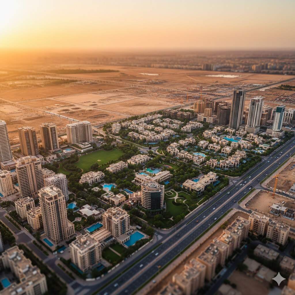 Residential compounds in New Cairo