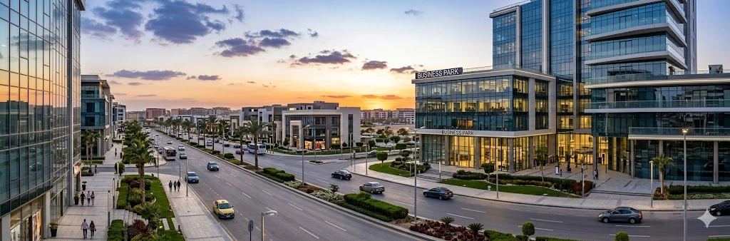 صورة توضح بعض الوحدات ادارية في التجمع الخامس